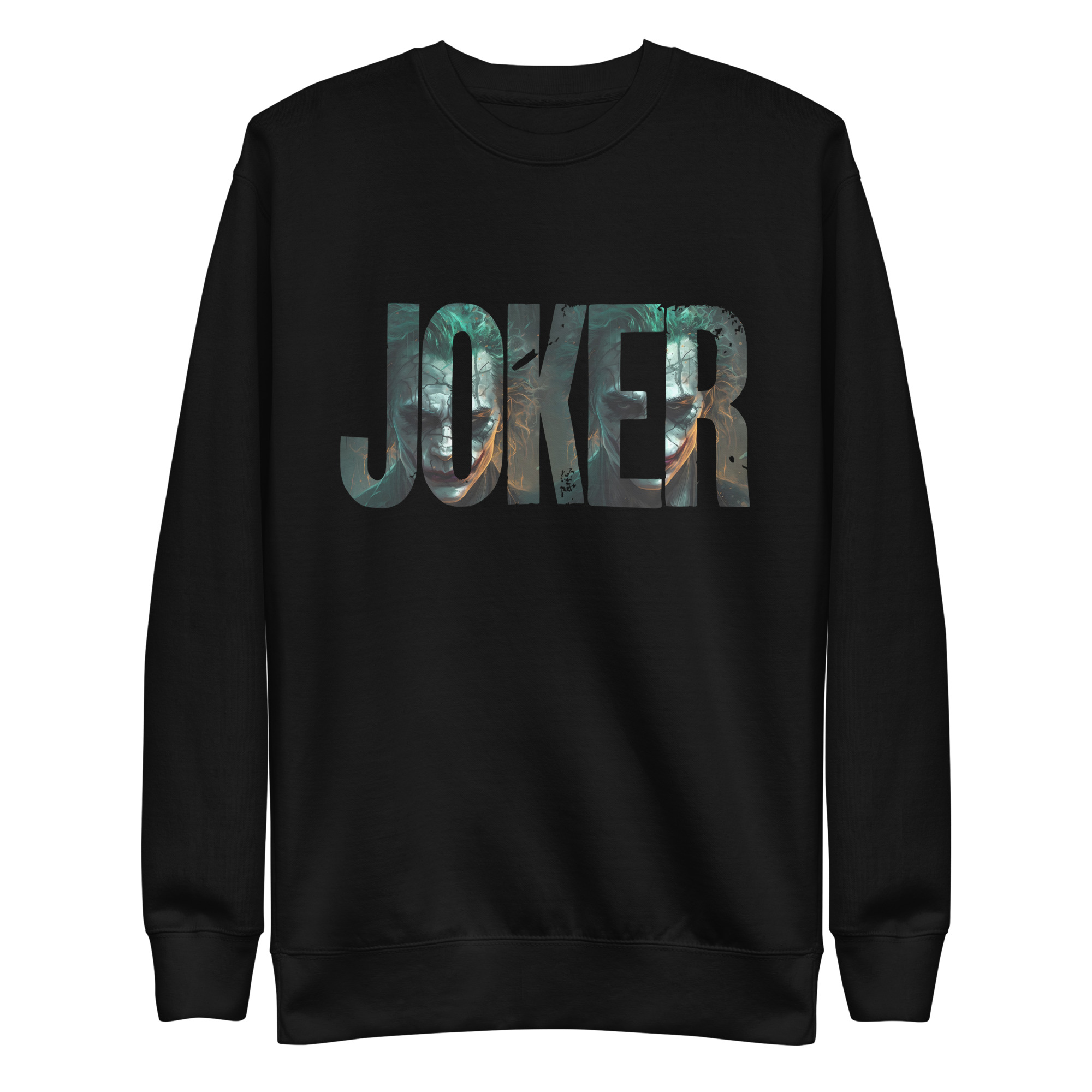 Buy a warm sweatshirt with Joker print